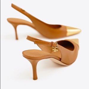 Tory Burch Penelop Cap Toe slingback pump